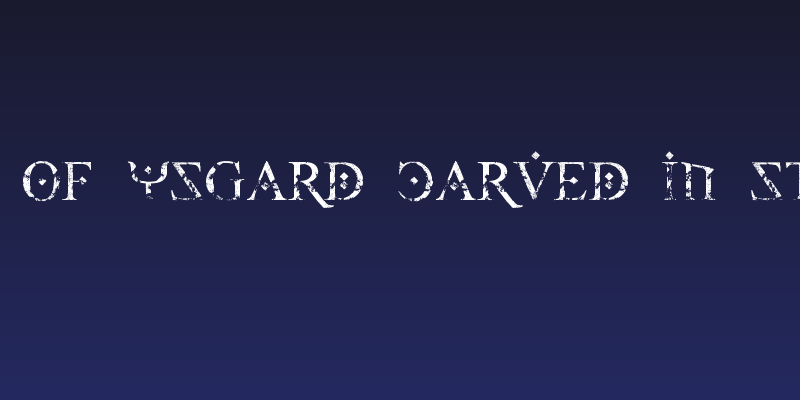 Fire Of Ysgard Carved In Stone Social Header