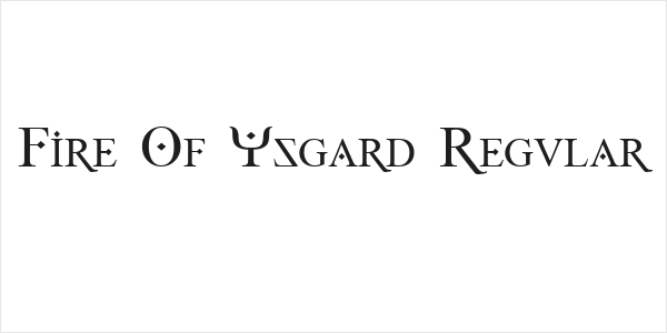 Fire Of Ysgard Regular Logo
