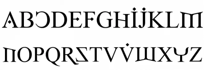 Fire Of Ysgard Regular Font LOWERCASE