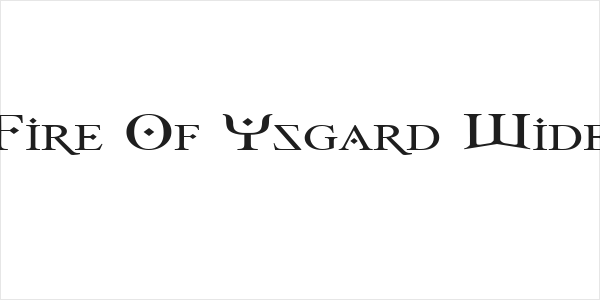 Fire Of Ysgard Wide Logo