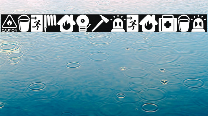 Fire Safety Icons Example 1