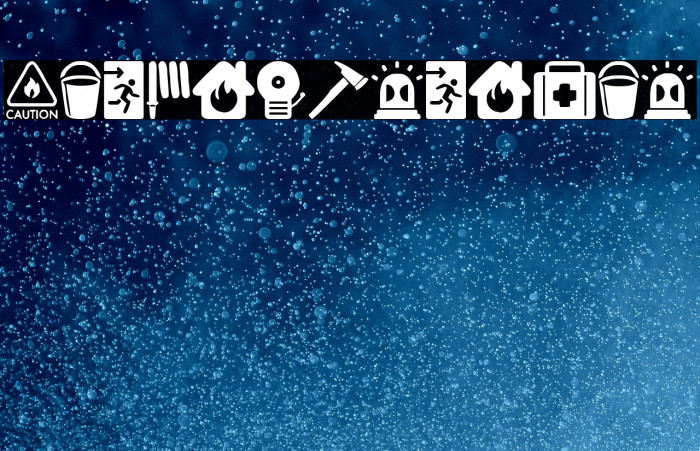 Fire Safety Icons Example 2