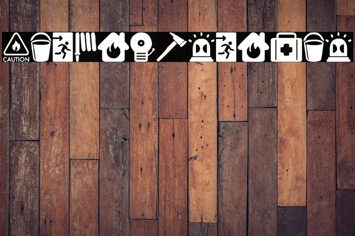 Fire Safety Icons Example 3