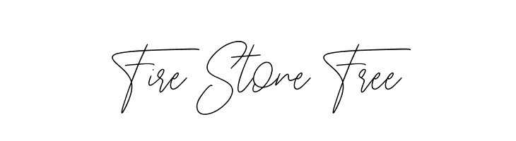 Fire Stone Free  Frei Schriftart Herunterladen