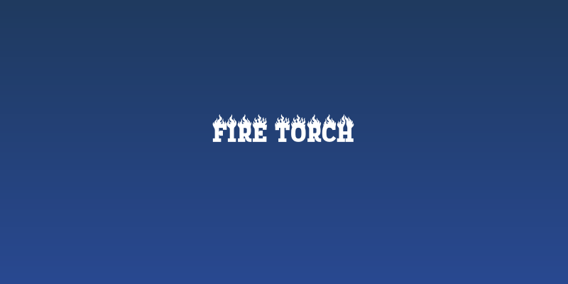 Fire Torch Social Header