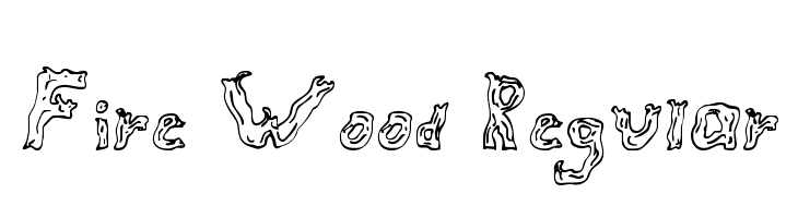 Fire Wood Regular Font