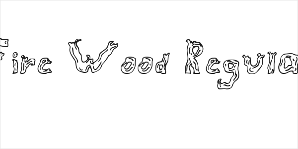 Fire Wood Regular Logo