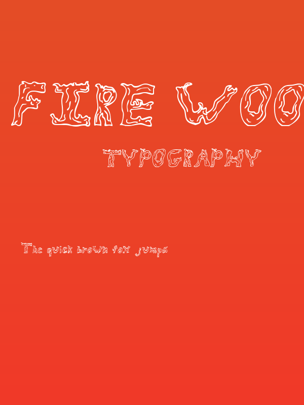 Fire Wood Regular Poster
