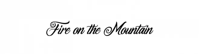 Fire on the Mountain  Frei Schriftart Herunterladen