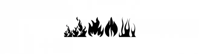 Fire  フリーフォントのダウンロード