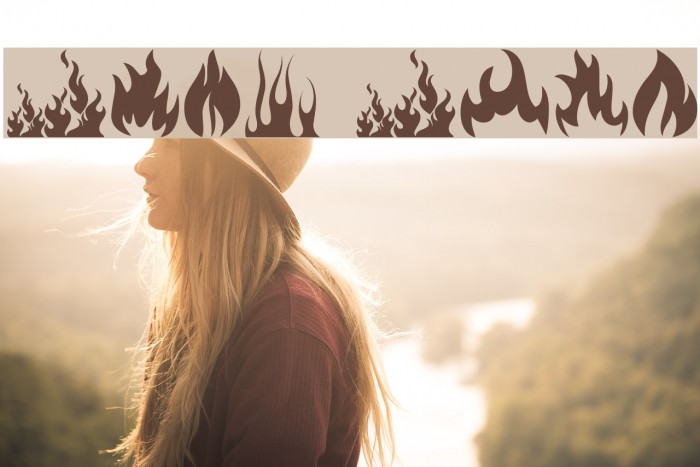 Fire Font examples
