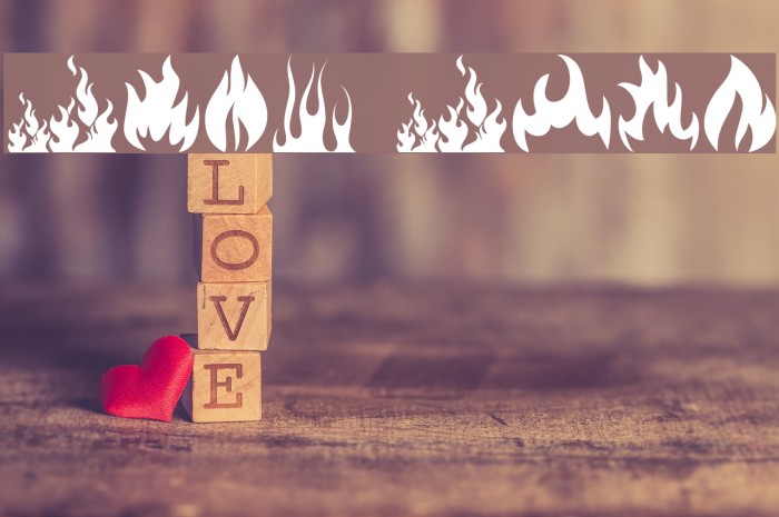 Fire Font examples