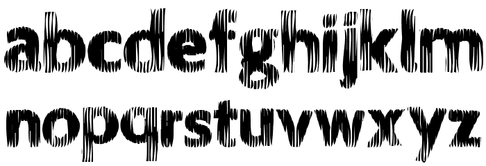 FireBlock Font LOWERCASE