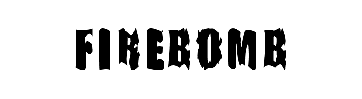 FireBomb  フリーフォントのダウンロード
