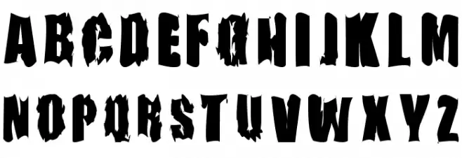 FireBomb Schriftart Groß