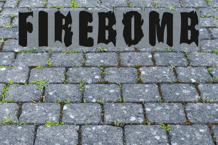 FireBomb Font examples