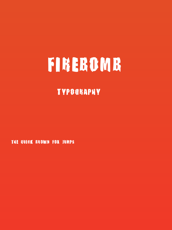 FireBomb Poster