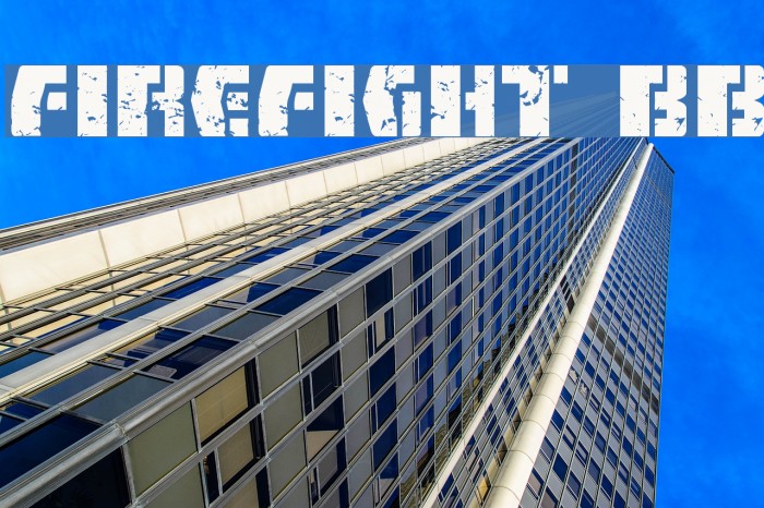 FireFight BB Font examples