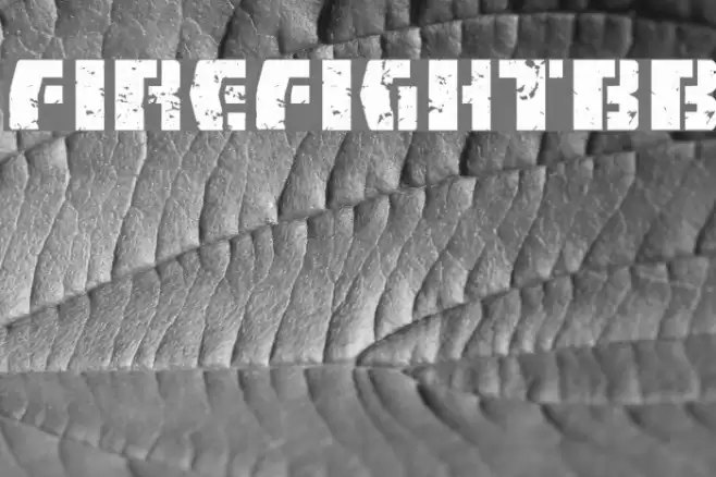 FireFightBB Font examples