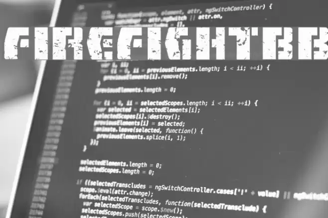 FireFightBB Font examples