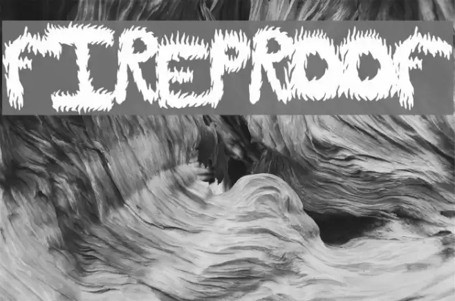FireProof Font examples