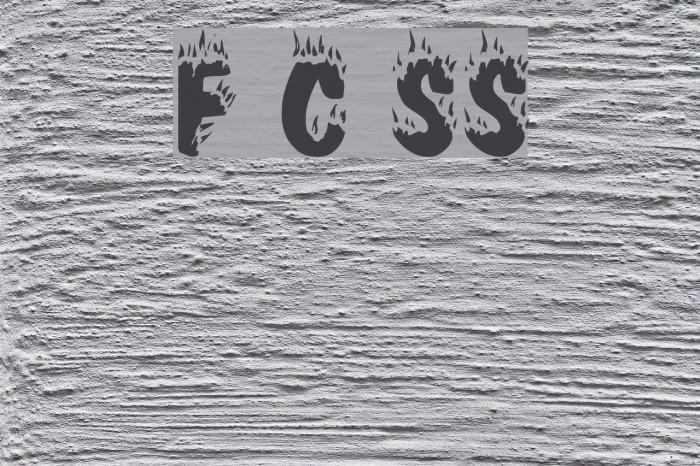 Firebug Caps SSi Font examples