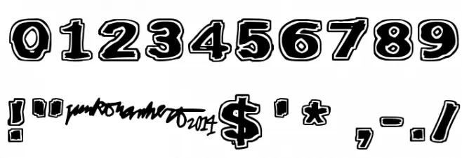 Firebug Font OTHER CHARS