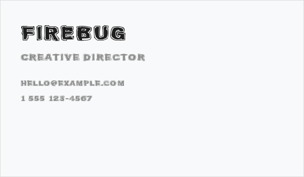 Firebug Business Card