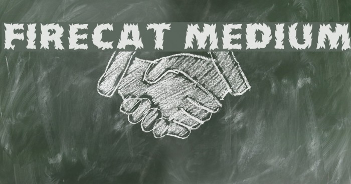Firecat Medium Font examples