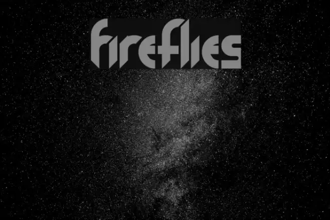 Fireflies Font examples