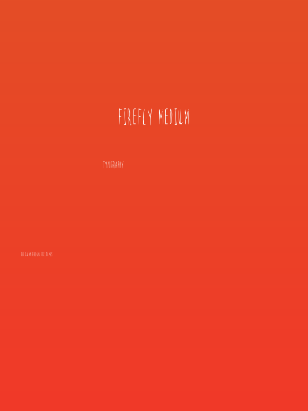 Firefly Medium Poster