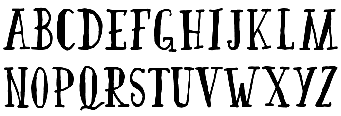 Firefly, SEANCo Font LOWERCASE
