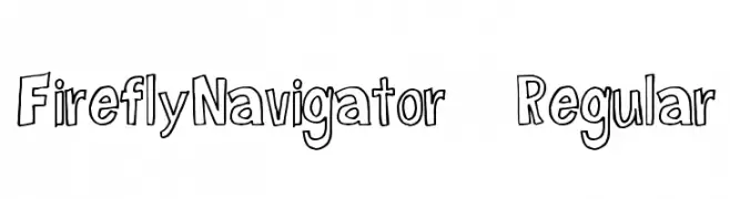 FireflyNavigator-Regular  नि: शुल्क फ़ॉन्ट्स डाउनलोड