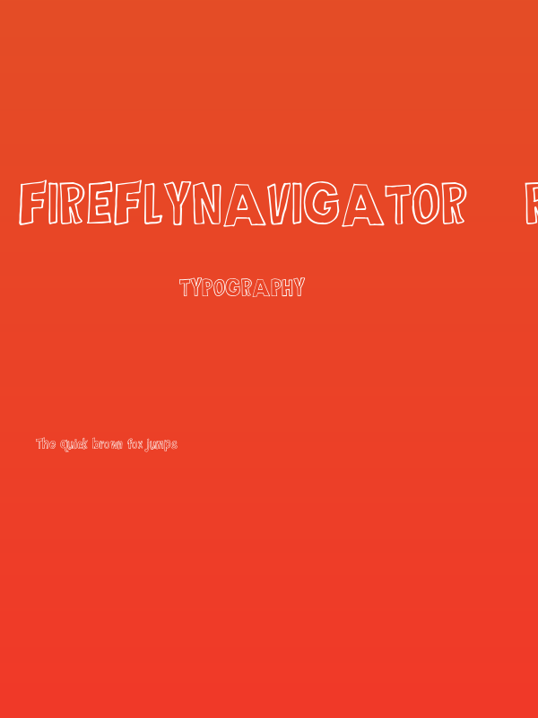 FireflyNavigator-Regular Poster