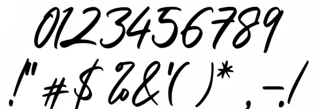 Firegoods フォント その他の文字