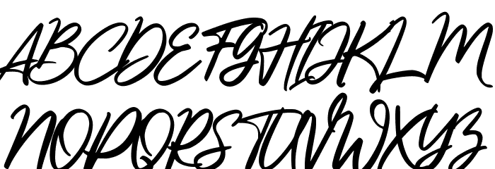 Firegoods Font UPPERCASE