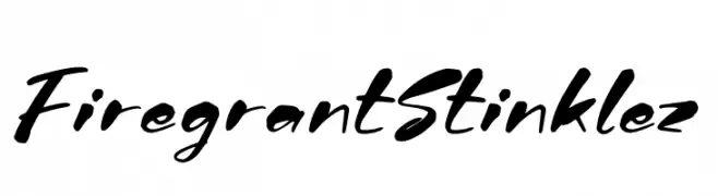 Firegrant Stinklez  フリーフォントのダウンロード