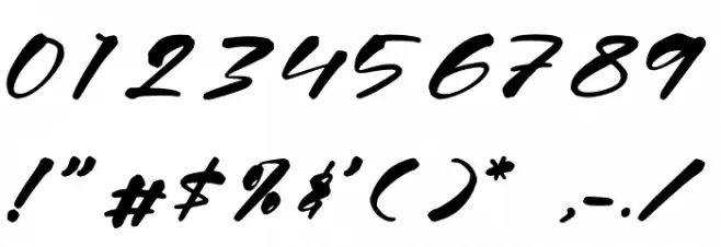 Firegrant Stinklez フォント その他の文字