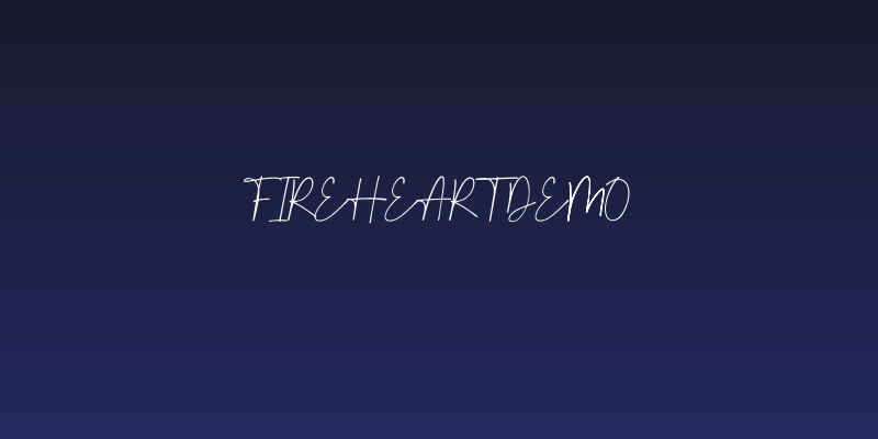 Fireheart Demo Social Header