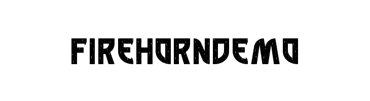 FirehornDemo  font caratteri gratis