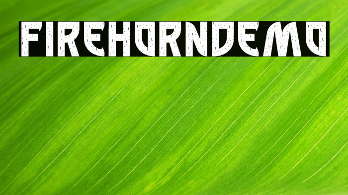 FirehornDemo Example 1