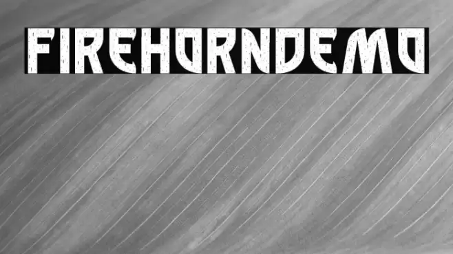 FirehornDemo خط examples