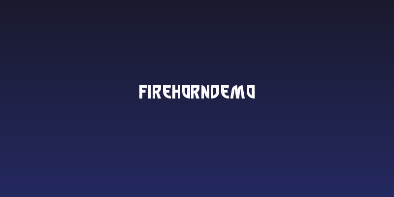 FirehornDemo Social Header
