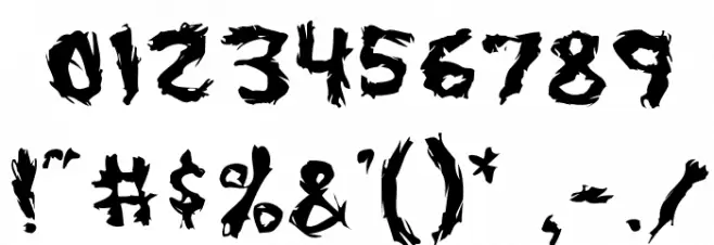 Firehouse Font OTHER CHARS