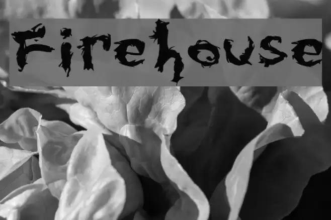 Firehouse Font examples
