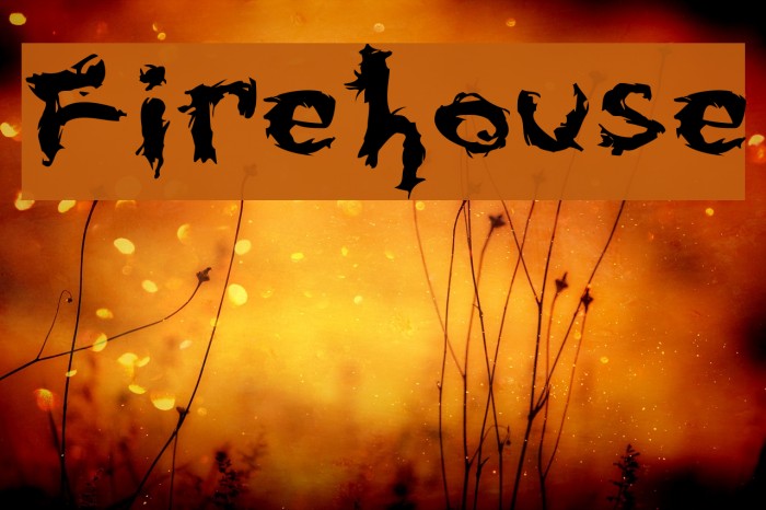 Firehouse Schriftart examples