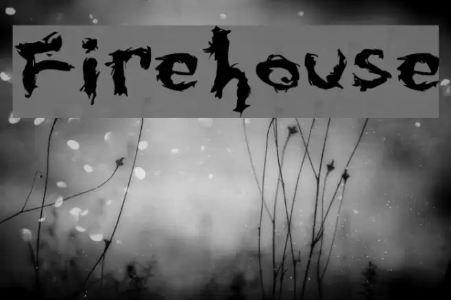 Firehouse Font examples