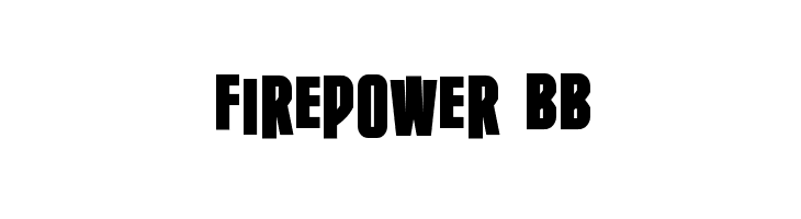 Firepower BB  Fuentes Gratis Descargar