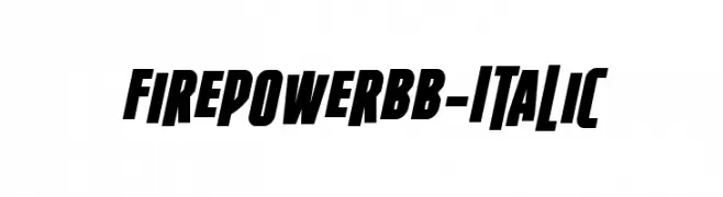 FirepowerBB-Italic  baixar fontes gratis