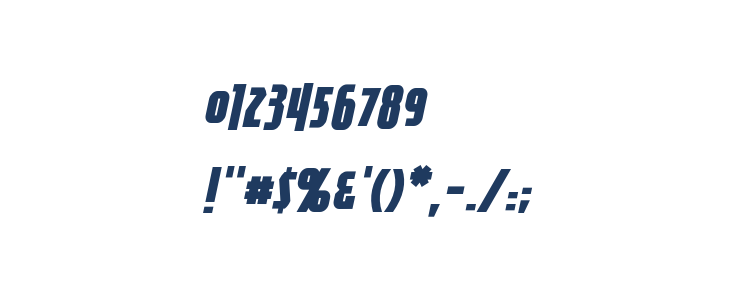 FirepowerBB-Italic Other Characters